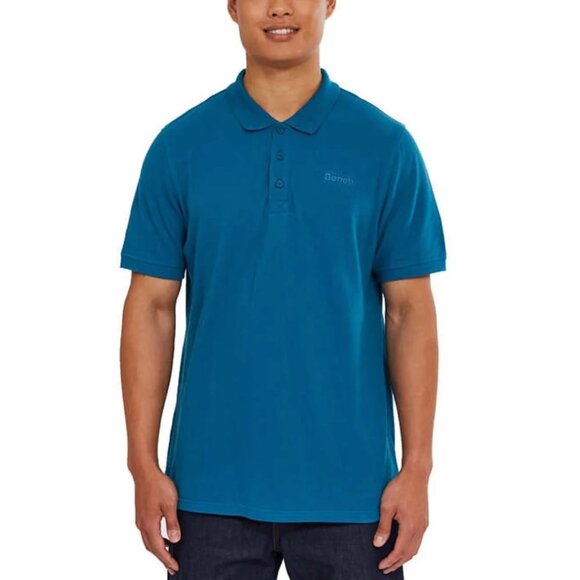 Bench | Men's Short Sleeve Polo Shirt | Teal | Size M - Picture 1 of 7